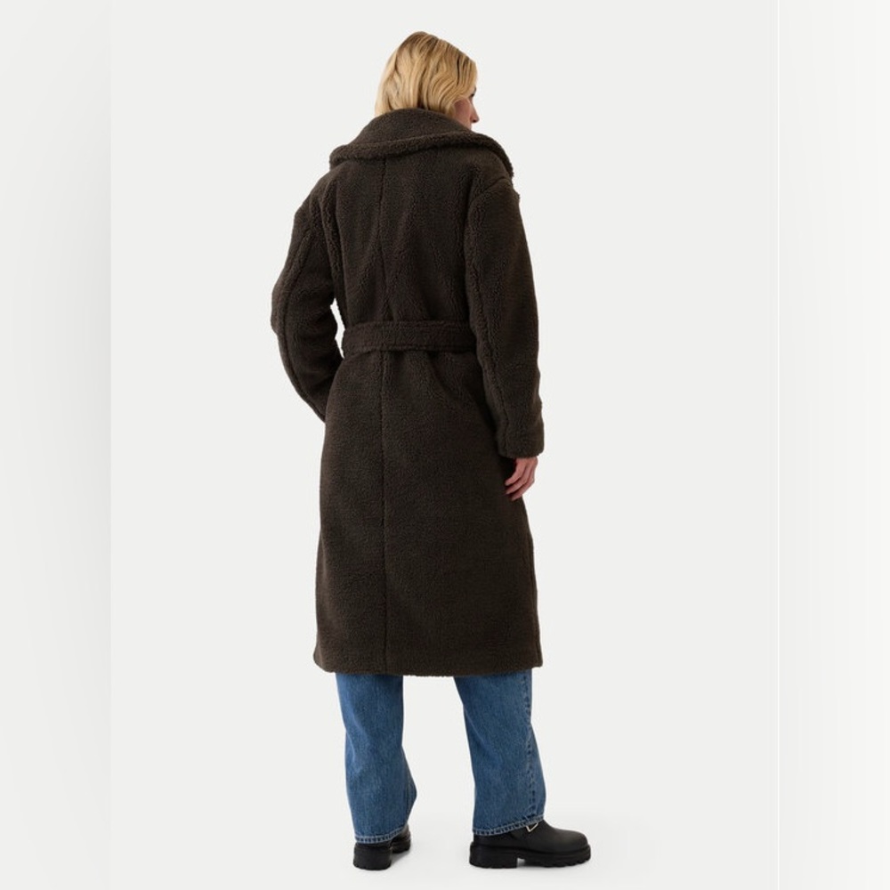 NWT! GAP Terra Brown Sherpa Coat - Size XS - Picture 2 of 4